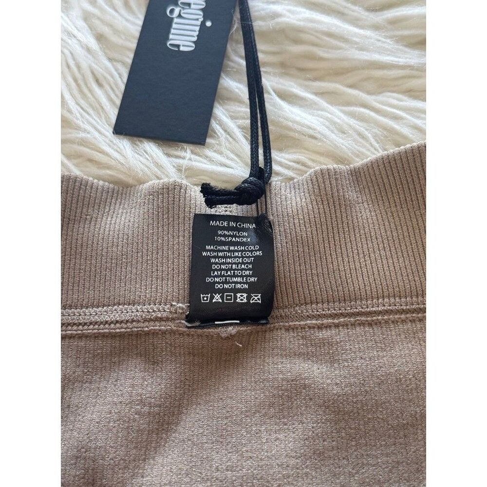 Civil Regime x No Tomorrow Ribbed Biker Shorts Size XL - Picture 8 of 8
